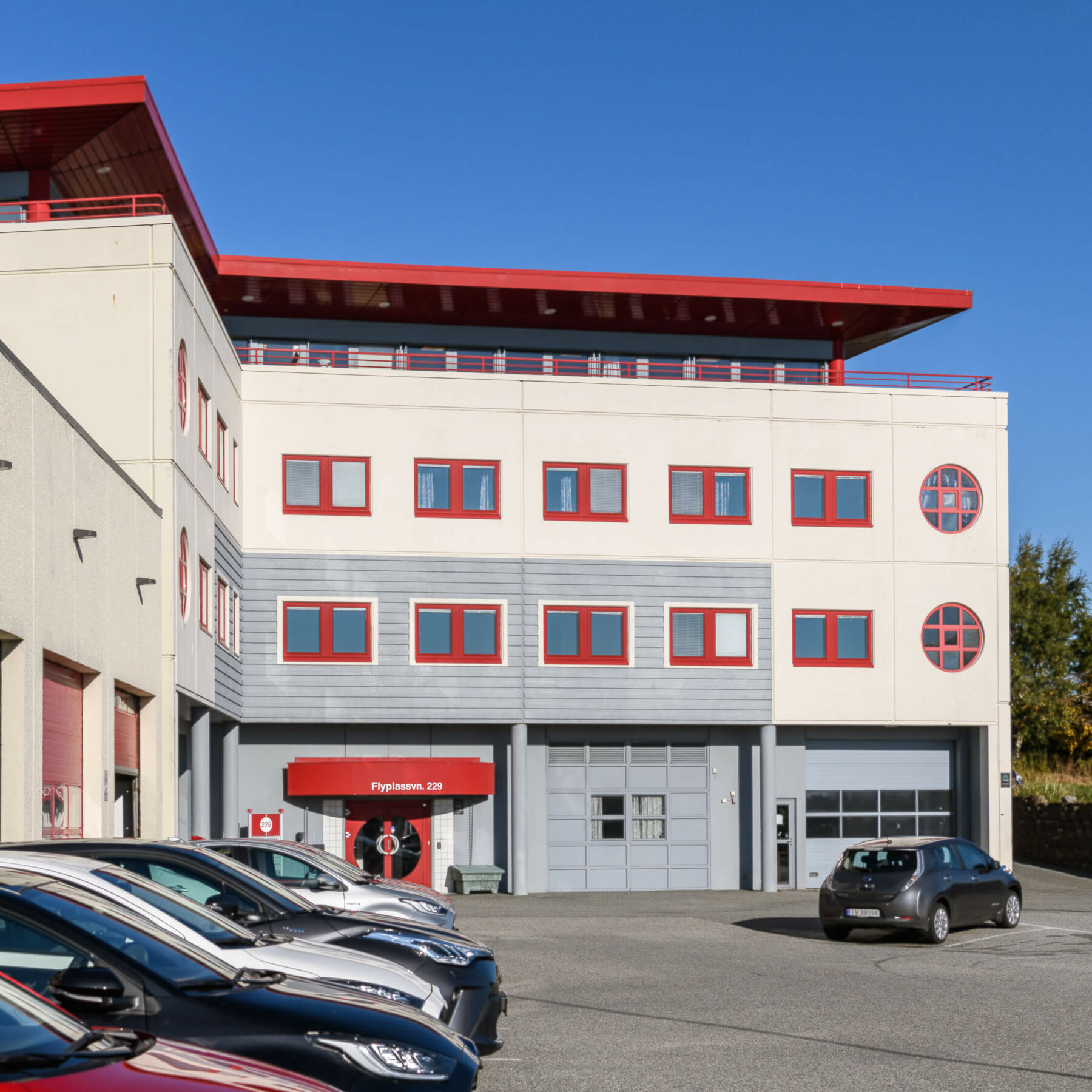 Flyplassveien fasade