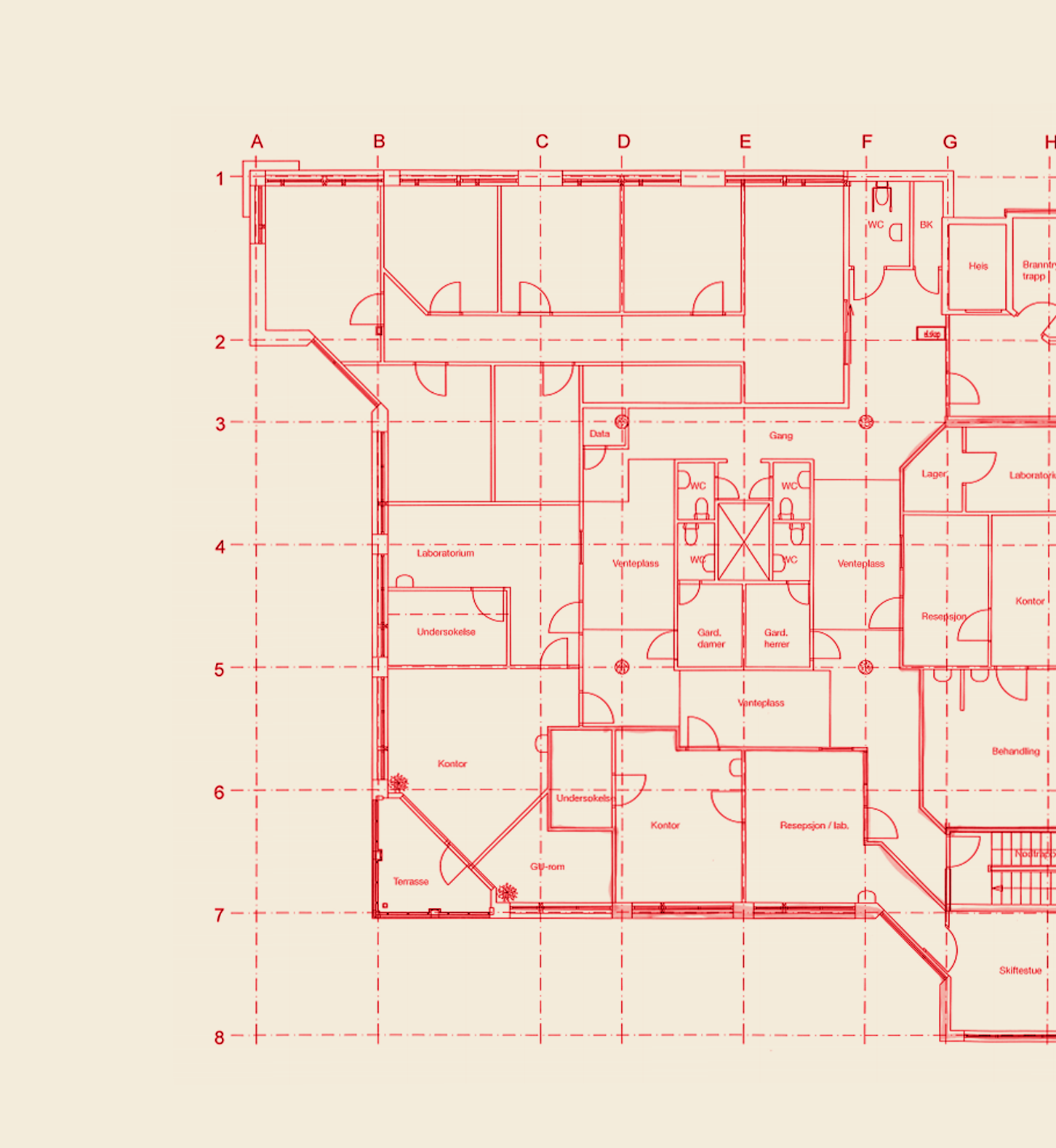 Plantegning Madlamarkveien